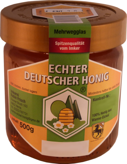 Echter Deutscher Honig Sommertracht 500g ganz